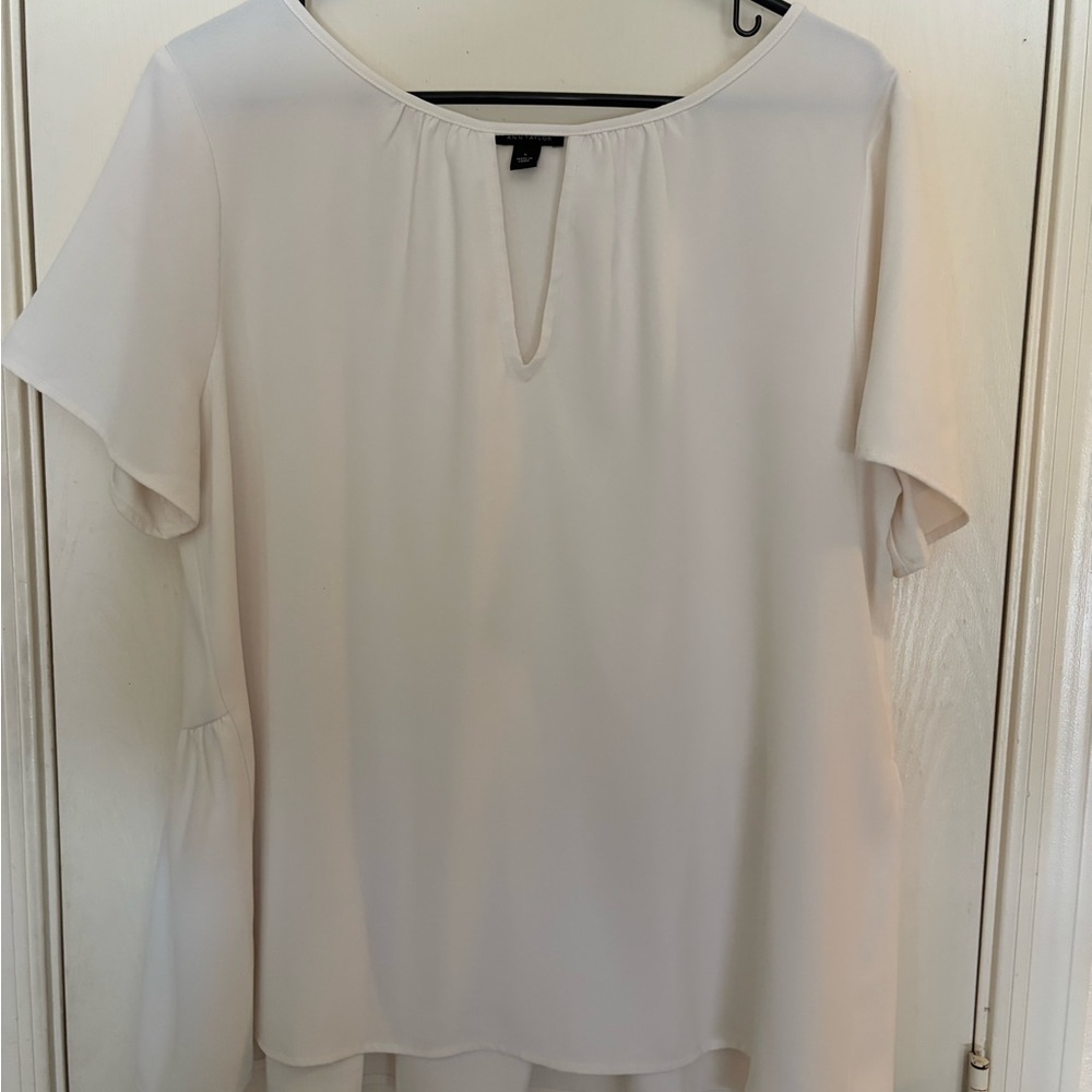Ann Taylor Cream Blouse